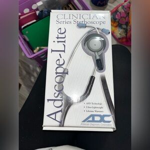 ADC Adscope-Lite Gray Stethoscope